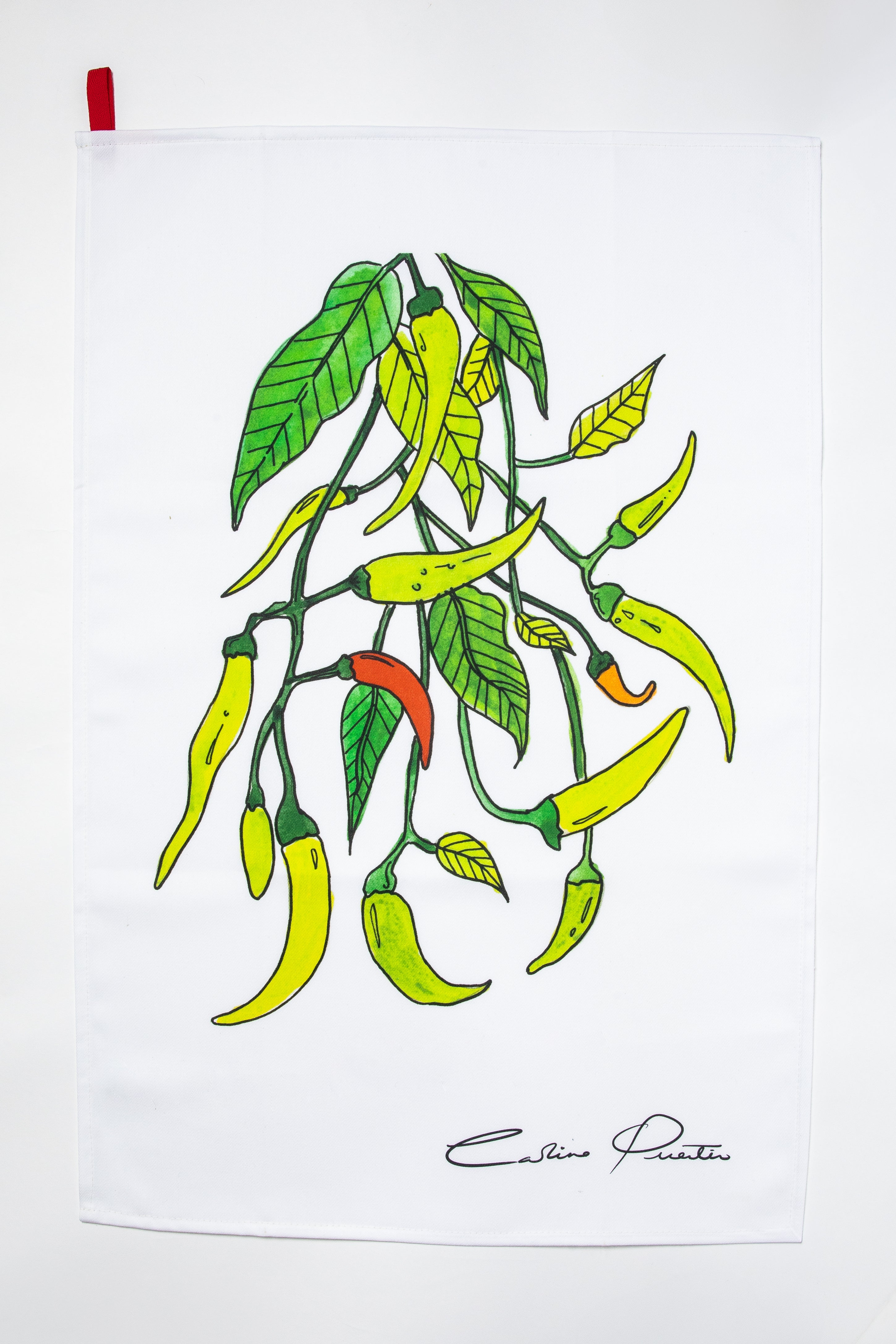 Hot Stuff Tea Towel