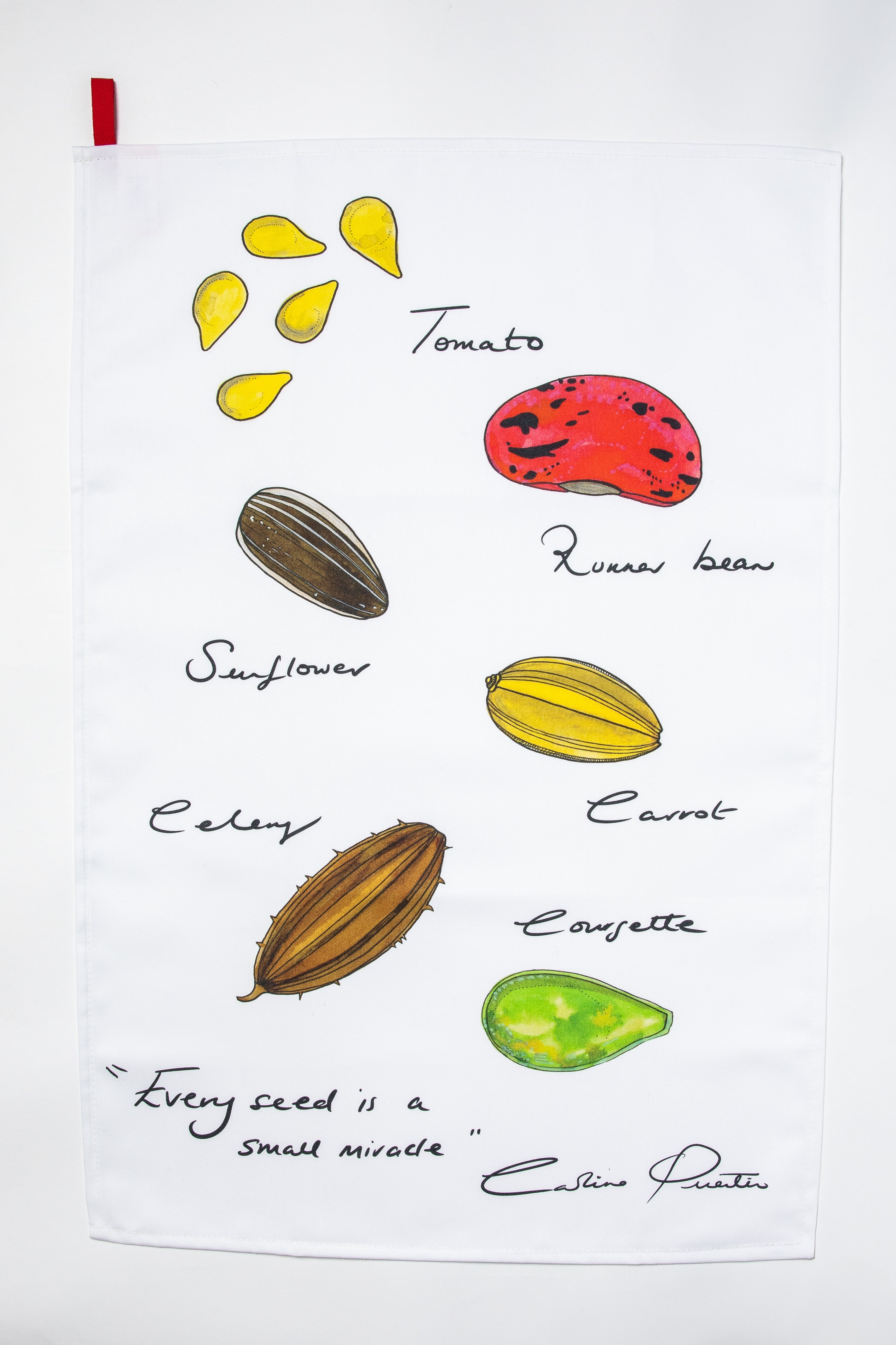 Seeds of Love Tea Towel