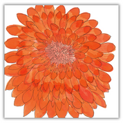 Dahlias Greeting Cards